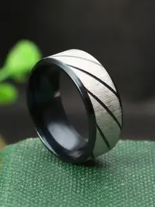 MEENAZ Men Silver-Plated Finger Ring
