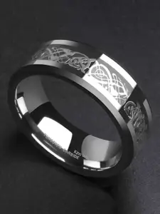 MEENAZ Men Silver-Plated Finger Ring