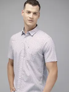 Van Heusen Sport Slim Fit Printed Pure Cotton Casual Shirt
