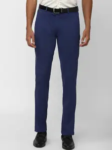 Peter England Men Slim Fit Formal Trousers