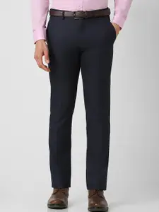 V Dot Men Skinny Fit Formal Trousers