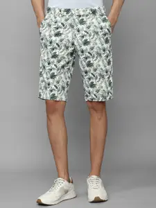 Allen Solly Men Floral Printed Slim Fit Pure Cotton Shorts