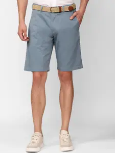 SIMON CARTER LONDON Men Mid-Rise Slim Fit Pure Cotton Shorts