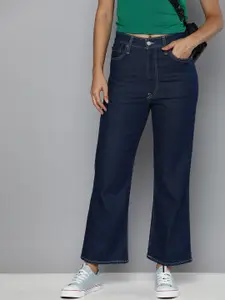Levis Women Bootcut High-Rise Stretchable Crop Jeans