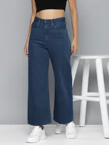 Levis Women Wide Leg High-Rise Stretchable Jeans