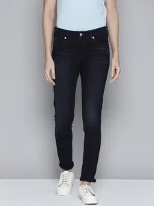 Levis Women Skinny Fit Light Fade Stretchable Mid-Rise Jeans