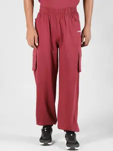 CHKOKKO Relaxed-Fit Mid-Rise Joggers
