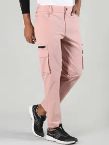 CHKOKKO Men Mid Rise Track Pants