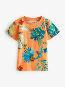 NEXT Boys Tropical Printed Pure Cotton T-shirt