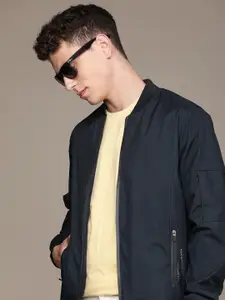 French Connection Men Solid Bomber Jacket