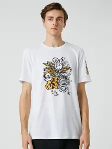 Koton Graphic Printed Pure Cotton T-shirt