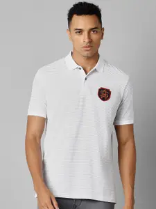 Allen Solly Sport Striped Polo Collar T-shirt