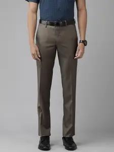 Van Heusen Men Mid-Rise Slim Fit Trousers