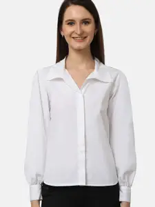 Ashtag Bishop Sleeve Smart Opaque Semiformal Shirt