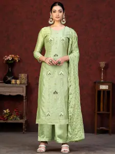 SHADOW & SAINING Ethnic Motifs Embroidered Unstitched Dress Material