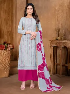 SHADOW & SAINING Embroidered Unstitched Dress Material