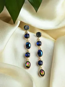 Accessorize Classic Crystal-Studded Drop Earrings