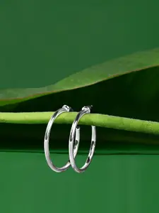 Accessorize London Women Medium Tube Hoop Earrings