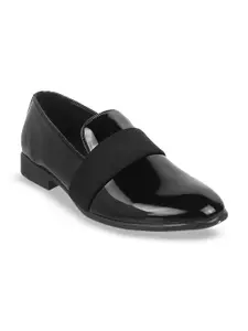 Metro Men Patent Leather Formal Slip-On Shoes