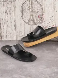 Metro Men Textured One Toe Comfort Sandals