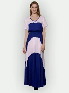 PATRORNA Colourblocked Maxi Dress