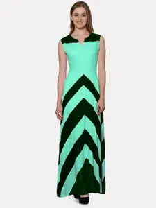 PATRORNA Geometric Printed Maxi Dress