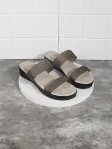 Metro Embellished Open Toe Comfort Heels