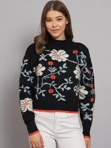 NoBarr Floral Printed Pullover