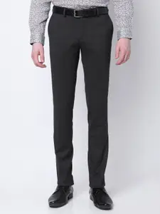 J Hampstead Men Slim Fit Formal Trousers