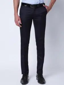 Oxemberg Men Slim Fit Formal Trousers