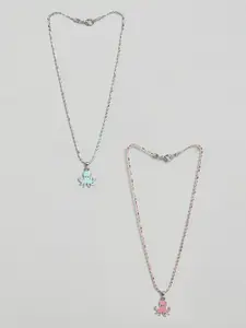 EL REGALO Girls Set Of 2 Necklace