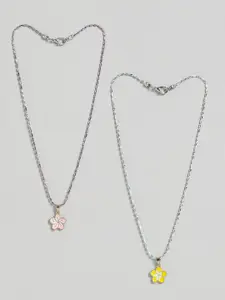 EL REGALO Girls Set Of 2 Necklace