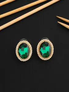 E2O Gold-Plated Contemporary Studs Earrings