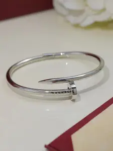 Designs & You Women Silver-Plated Cuff Bracelet