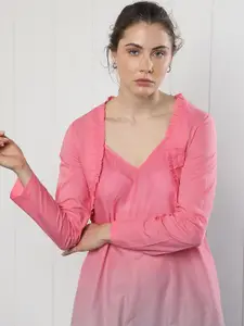 RAREISM Pure Cotton Crop Open Front Shrug