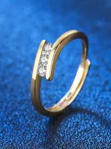 MYKI Gold-Plated Adjustable Finger Ring
