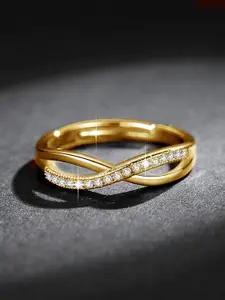 MYKI Gold-Plated Adjustable Finger Ring