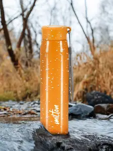 Milton Handy 850 Orange Single Walled Stainless Steel Water Bottle - 780 ML
