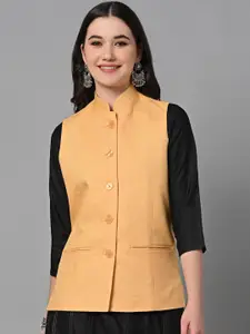 Vastraa Fusion Pure Cotton Nehru Jacket