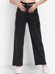 Next One Women Smart Straight Fit High-Rise Clean Look Jeans