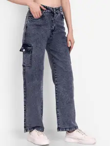Next One Women High-Rise Clean Look Heavy Fade Stretchable Jeans