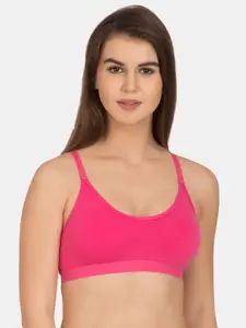 Tweens Full Coverage Non-Padded Beginners Slip-on Workout Sports Bra