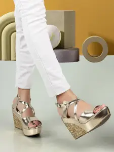 ICONICS Embellished Wedge Heels