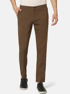 Blackberrys Men Skinny Fit Low-Rise Easy Wash Trousers
