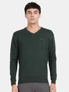 t-base V-Neck Long Sleeves Cotton Pullover