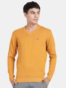 t-base V-Neck Long Sleeves Cotton Pullover