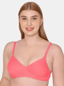 Tweens Full Coverage Lightly Padded Cotton Bra All Day Comfort