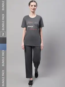 VIMAL JONNEY Pack Of 2 T-shirt & Trackpants