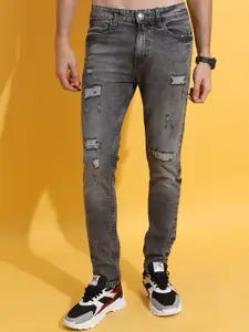 Highlander Men Highly Distress Skinny Fit Stretchable Jeans