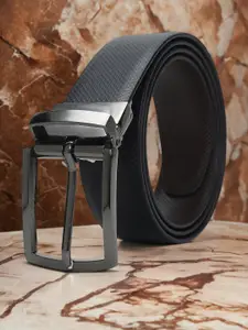 CRUSSET Men Textured Reversible Formal Belt